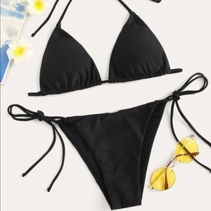 🔥 Black string bikini 🔥